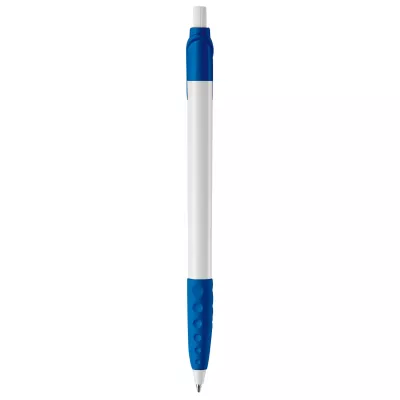 Długopis plastikowy (ABS) Cosmo - biało / królewskoniebieski (LT87622-N0114)