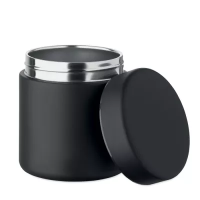 Lunchbox stalowy dwuścienny 500 ml GOSNACK - Czarny (MO2757-03)
