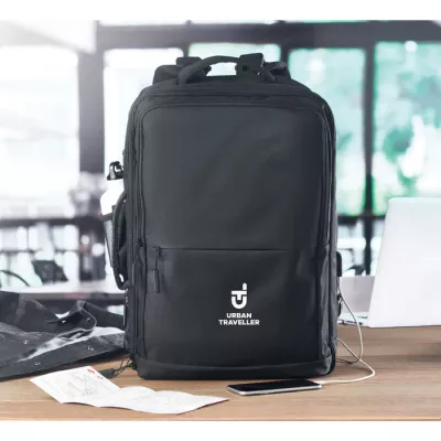 Plecak modułowy RPET 600D SOPHIS - Czarny (MO6901-03)