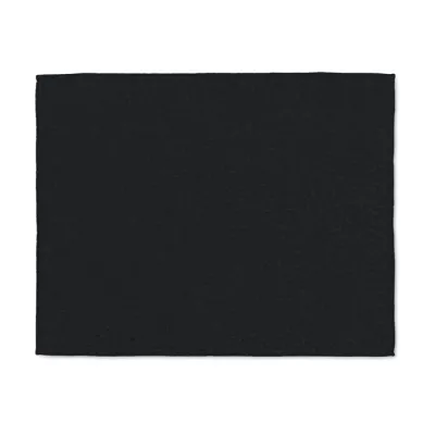 Koc polarowy RPET 120x150 cm 280 g/m² LOGAN - Czarny (MO6804-03)