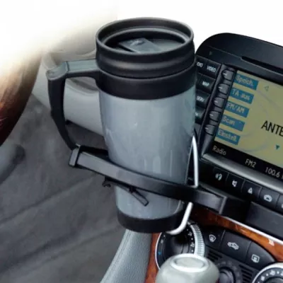 Kubek termiczny plastikowy FORT WORTH 400 ml - szary (561007)