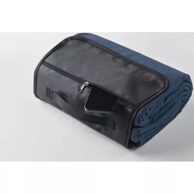 Koc piknikowy polarowy RPET 200x200 cm 150 g/m² COSTA - Niebieski (MO2978-04)