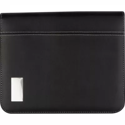 Folder A5 z notatnikiem w linie LOGAN - czarny (2063303)