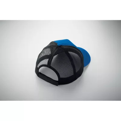 Czapka z daszkiem trucker bawełniana 250 g/m² BLIST - Niebieski (MO2986-37)
