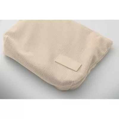 Kosmetyczka sztruksowa z podszewką 220 g/m² CORDY T - Bezowy (MO2876-13)