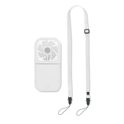 Wentylator składany z powerbankiem 3000 mAh STANDFAN - Bialy (MO2123-06)