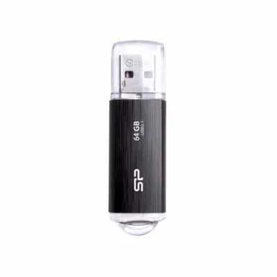 Pendrive Blaze B02, 32GB 3.1 Silicon Power - czarny (EG813903 64GB)