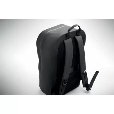 Plecak na laptop 16" wodoodporny RPET BRENNA - Czarny (MO2600-03)