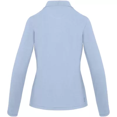Damskie polo Oakville z długim rękawem - Niebieski mgła (38087-MISTBLUE)