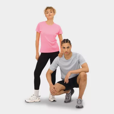 Koszulka sportowa męska raglan 140 g/m² Sol's SPORTY - Pure Grey (S11939-PG)