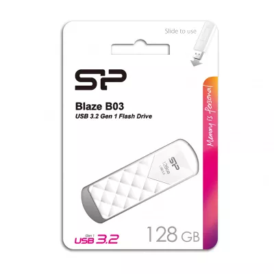 PENDRIVE B03, 16GB 3.2 SILICON POWER - biały (EG829106 128GB)
