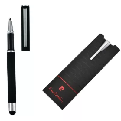 Pióro kulkowe touch pen soft touch CLAUDIE Pierre Cardin - czarny (B0300801IP303)