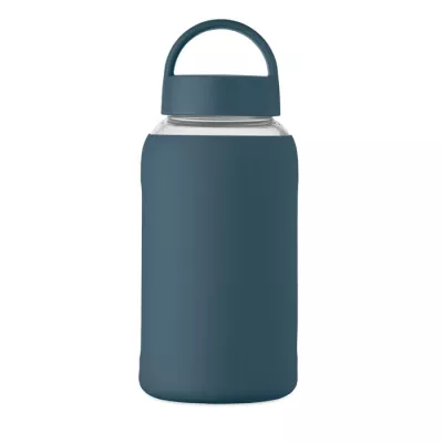Butelka szklana z pokrowcem 600 ml BORIS - Francuski Granat (MO2912-85)
