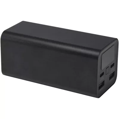 Acamar powerbank do laptopa o pojemności 20 000 mAh i mocy 70 W z aluminium z recyklingu - Czarny (12444090)