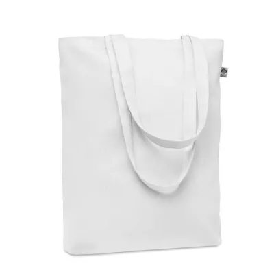 Torba płócienna z bawełny organicznej 270 g/m² COCO - Bialy (MO6713-06)