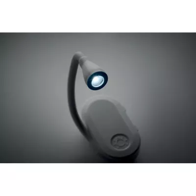 Lampka LED do książki z akumulatorem SCENE REPLA - Bialy (MO3241-06)