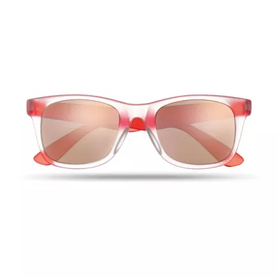 Okulary przeciwsłoneczne lustrzane UV400 AMERICA TOUCH - Czerwony (MO8652-05)