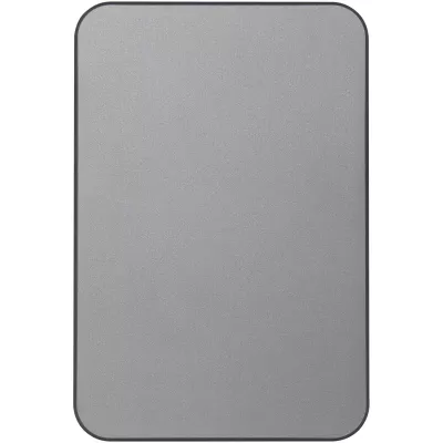 Powerbank Avis 10 000 mAh z recyklingowanego aluminium, z wbudowanym magnesem  - Gun metal (12444582)