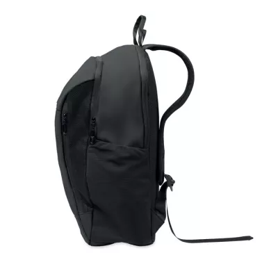 Plecak na laptop 15" z PU z ukrytą komorą KOROVIN - Czarny (MO2684-03)