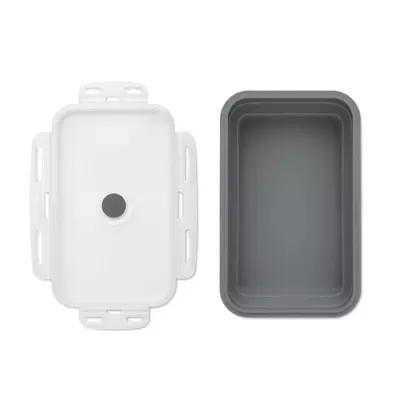 Lunchbox składany silikonowy 1200 ml KOLAPSO - Kamienny Szary (MO2549-15)
