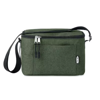 Torba termiczna na 6 puszek z RPET CUBA - Ciemnozielony (MO6150-60)