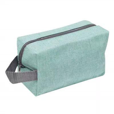 Kosmetyczka CANNES z poliestru z recyklingu (rPET) - jasnozielony (56-0810553)