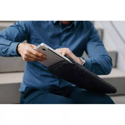 Torba na laptop 15" z nylonu KLYRO - Czarny (MO3182-03)
