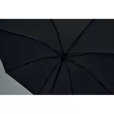 Parasol odwrotny składany 23" z RPET AGUMBE - Czarny (MO2925-03)