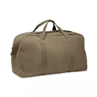 Torba podróżna z recyklingu 450 g/m² DUFFAS COLOUR - Zieleń Wojskowa (MO2508-49)