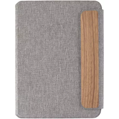 Andean portfolio A5 z recyklingu z certyfikatem RCS  - Szary (10799382)