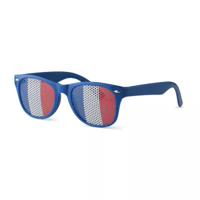 Okulary przeciwsłoneczne kibica FLAG FUN - Niebieski (MO9275-37)