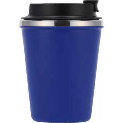 Kubek termiczny 350 ml z powłoką z recyklingu METODY - niebieski (8496204)