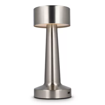 Lampa stołowa Lumo z 3 trybami świecenia i możliwością ściemniania - srebrny (LT93354-N0005)