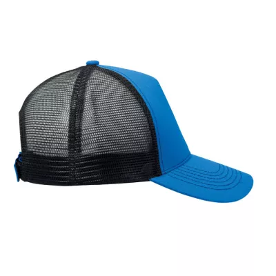 Czapka z daszkiem trucker bawełniana 250 g/m² BLIST - Niebieski (MO2986-37)
