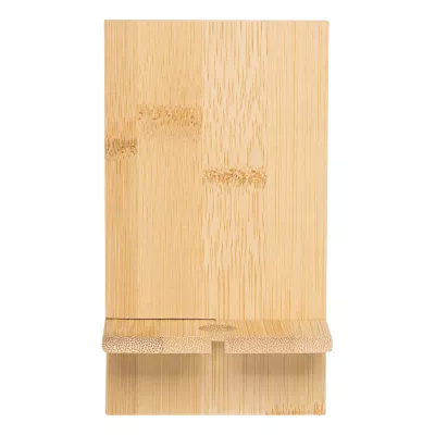 Stojak na smartfon BAMBOO CHAIR - brązowy (56-1107369)