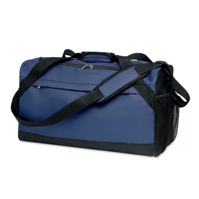 Torba sportowa z RPET 600D z odpinanym paskiem TERRA + - Niebieski (MO6209-04)