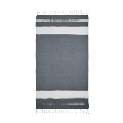 Ręcznik hammam z workiem 90x160 cm 180 g/m² HAMMA - Niebieski (MO2584-04)