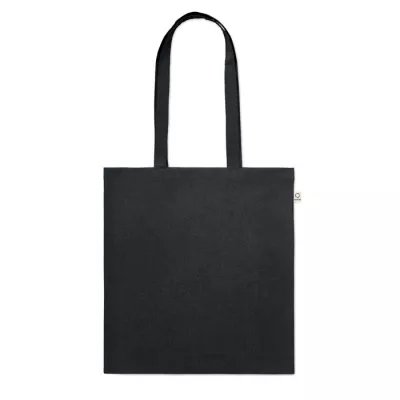 Torba z bawełny z recyklingu 140 g/m² VIVEKA COLOUR - Czarny (MO2302-03)