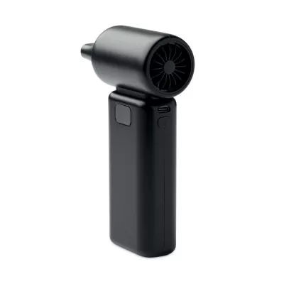 Wentylator przenośny turbo z LED TECHMATE BAMBOO - Czarny (MO2650-03)