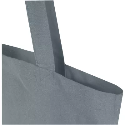 Madras Blend torba na zakupy z bawełny z recyklingu z certyfikatem GRS o gramaturze 140 g/m² i pojemności 7l - Szary (12076082)