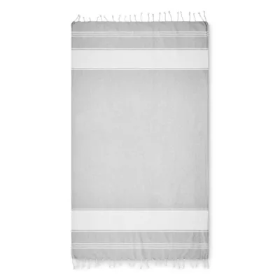 Torba plażowa z ręcznikiem hammam 180 g/m² HUMMUM - Szary (MO2954-07)