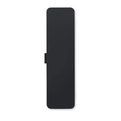 Zestaw 3 sztućców z PP w etui RIGATA - Czarny (MO6661-03)