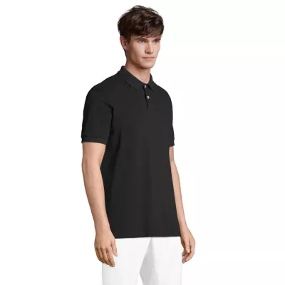 Koszulka polo męska z czesanej bawełny Sol's PACIFIC - Czarny (S04439-BK)