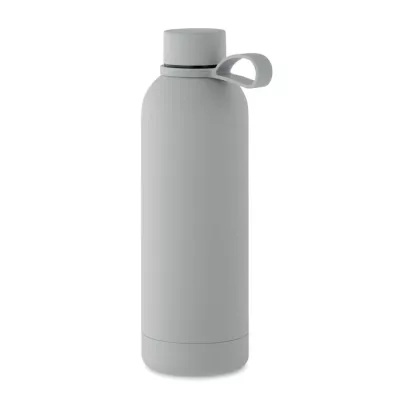 Butelka termiczna ze stali z recyklingu 500 ml EMERALD - Szary (MO2315-07)