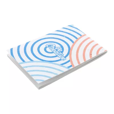 CreaNote Mini Seed niestandardowy notatnik z papieru nasiennego - biały (AP716890)