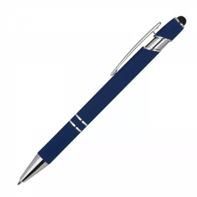 Długopis aluminiowy touch pen HERMANN - granatowy (1368944)