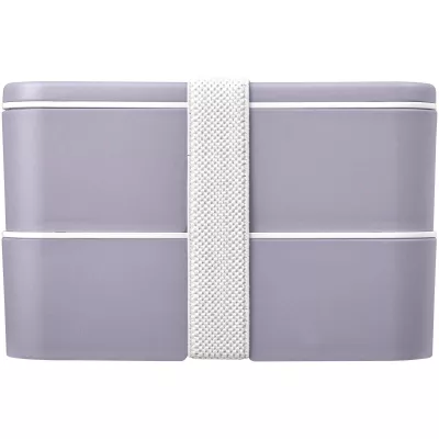 MIYO POP dwupoziomowe pudełko śniadaniowe 700+700 ml - Liljowy (21077940)