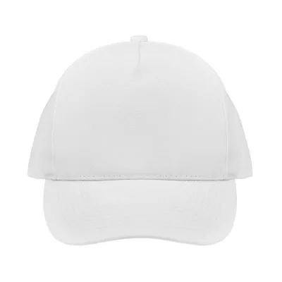 Czapka z daszkiem organiczna 250 g/m² BICCA CAP - Bialy (MO6432-06)