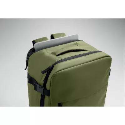 Plecak kabinowy rozciągliwy 15" RPET 20 l ASPEN - Zieleń Wojskowa (MO3195-49)