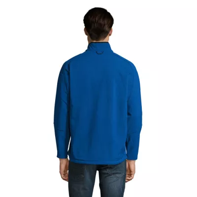 Softshell męski 3-warstwowy 340 g/m² Sol's RELAX - Niebieski (S46600-RB)